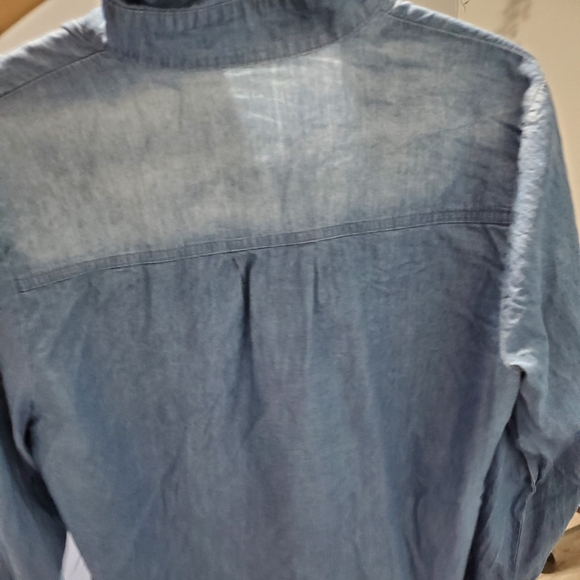Denim collared shirt - Picture 2 of 2